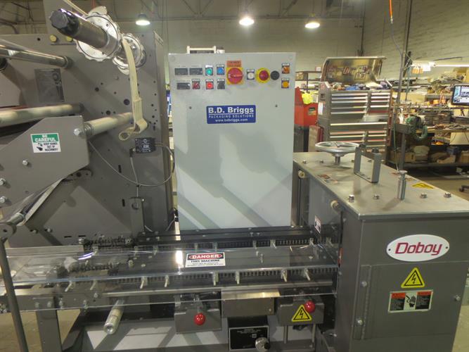 Doboy Super Mustang Horizontal Slug Flow Wrapper for Cookies and